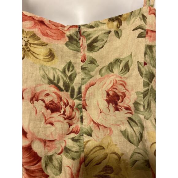Dana Buchman Dress Floral Print Tank Top, Sz 6 Women’s - Picture 5 of 6